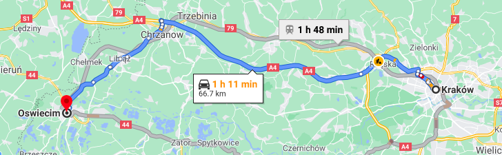 auschwitz_mapka_co_zwiedzic_krakow